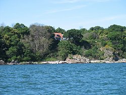 Strandvogtei vom Meer aus